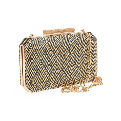 Verde Γυναικείο Τσαντάκι Βραδινό 01-1710 Μαύρο